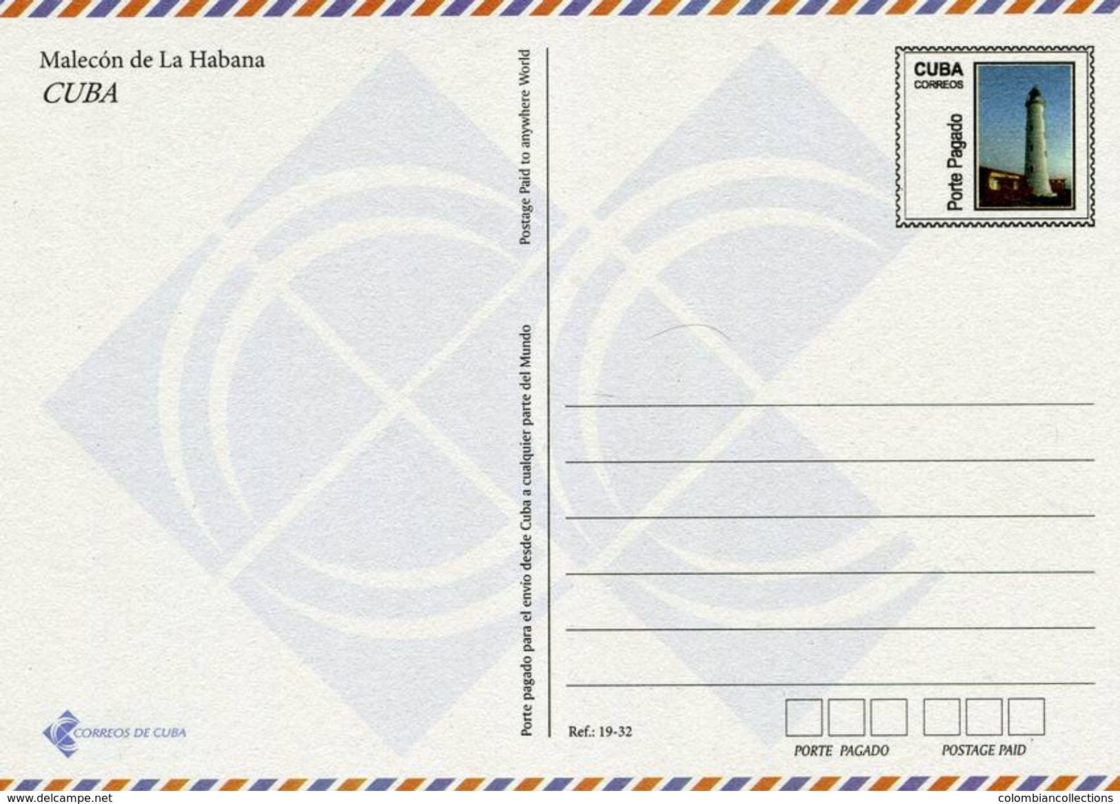 Lote PEP966, Cuba, 2013, Entero Postal, Postal Stationary, Malecon De La Habana, Old Car, 19/32, Postcard - Cartes-maximum