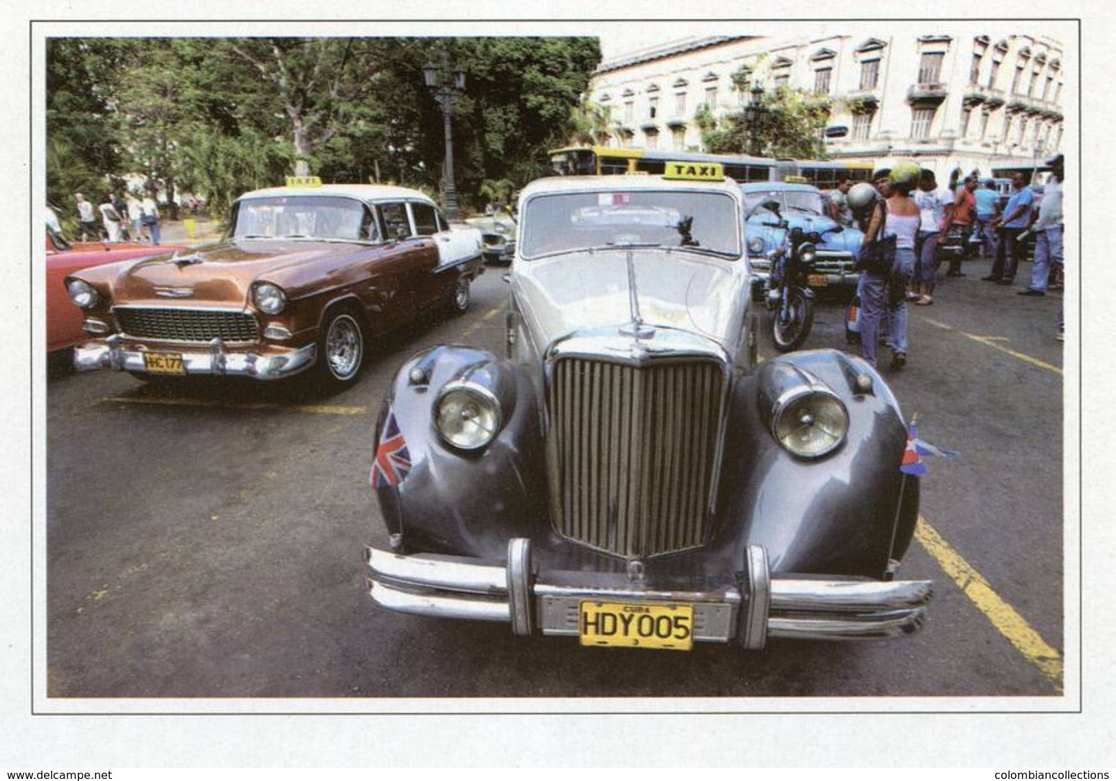 Lote PEP964, Cuba, 2013, Entero Postal, Postal Stationery, Taxi, Old Car, 17/32, Postcard - Cartes-maximum