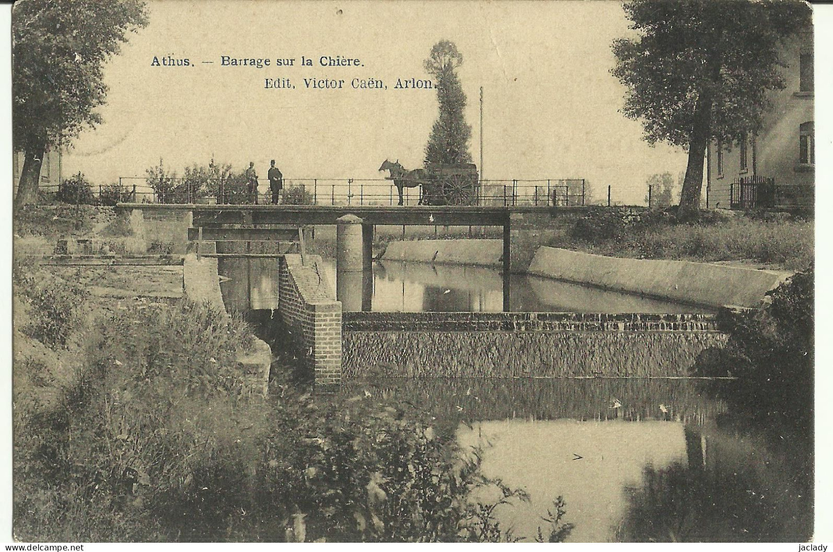 Athus -- Barrage Sur La Chière.   (2 Scans) - Aubange