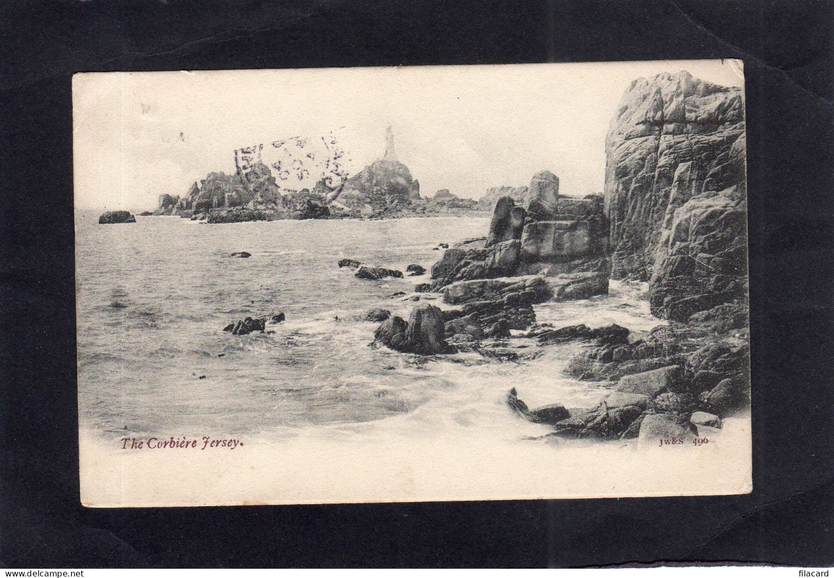 124042          Regno   Unito,   The   Corbiere  Jersey,   VG  1904 - La Corbiere