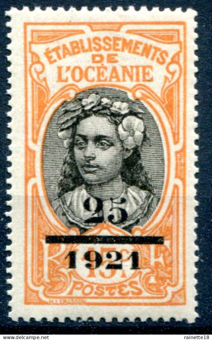 Ets De L'Océanie     N° 46  ** - Unused Stamps