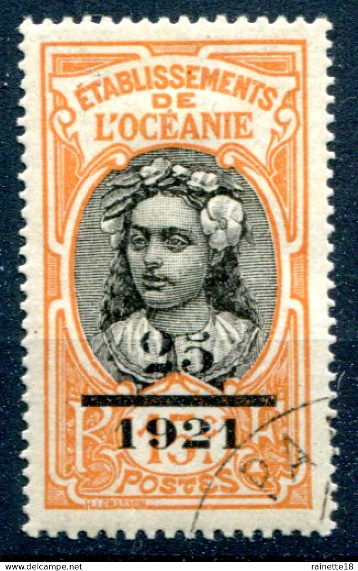 Ets De L'Océanie     N° 46 Oblitéré - Used Stamps