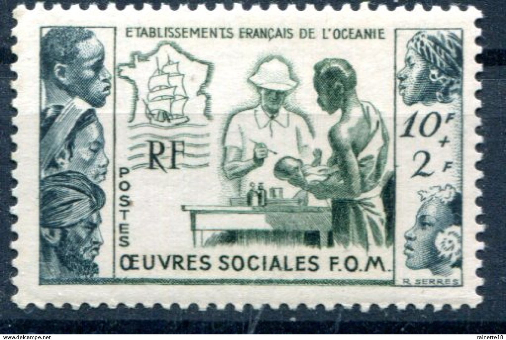 Ets De L'Océanie     N°  201 ** - Unused Stamps