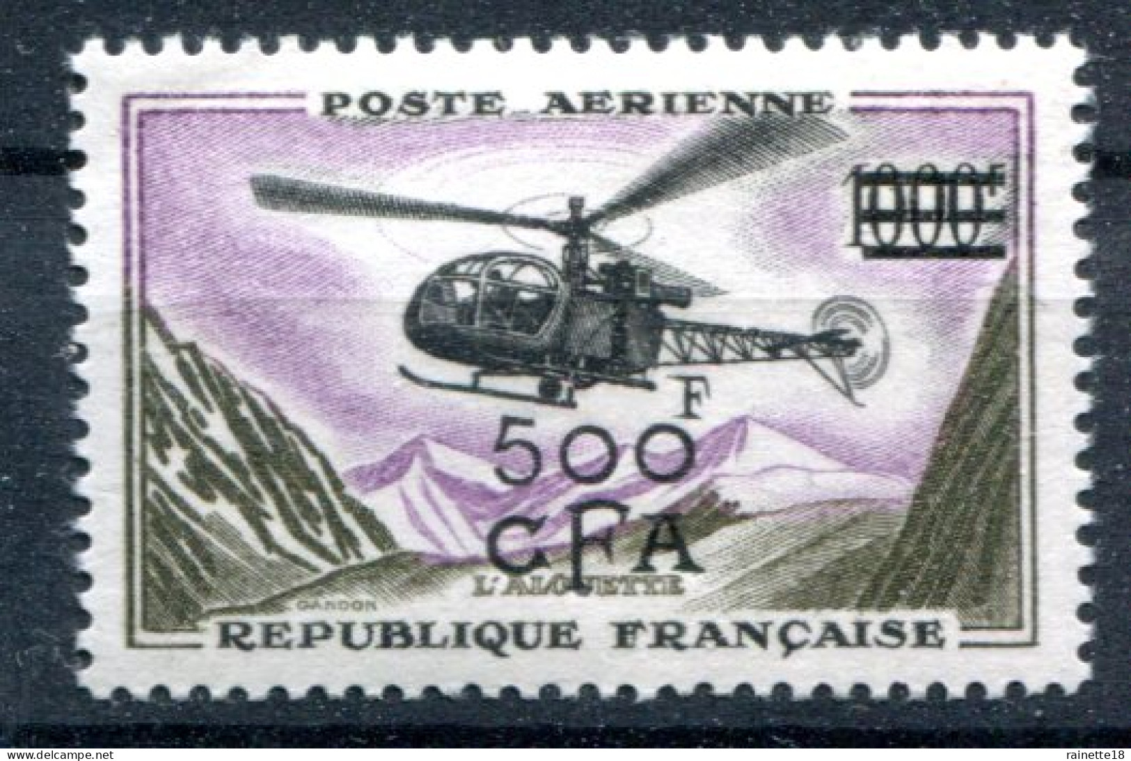 Réunion        CFA       PA  57 ** - Airmail