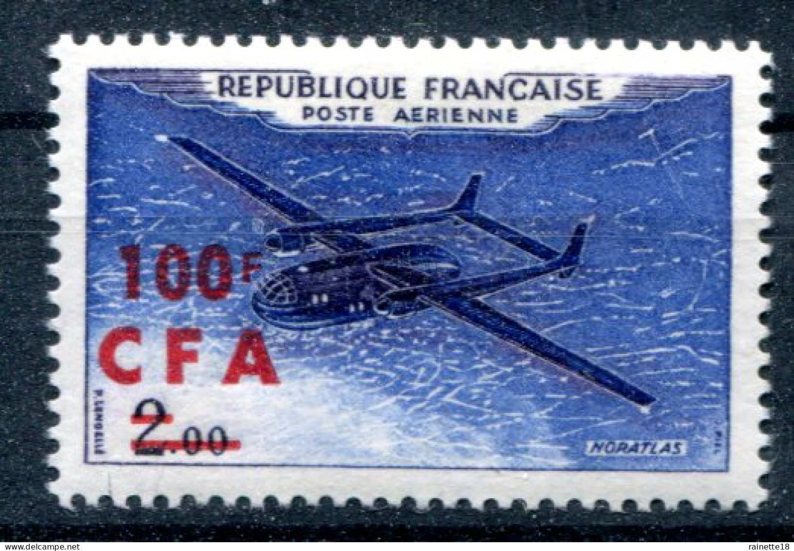 Réunion        CFA       PA  58 ** - Poste Aérienne