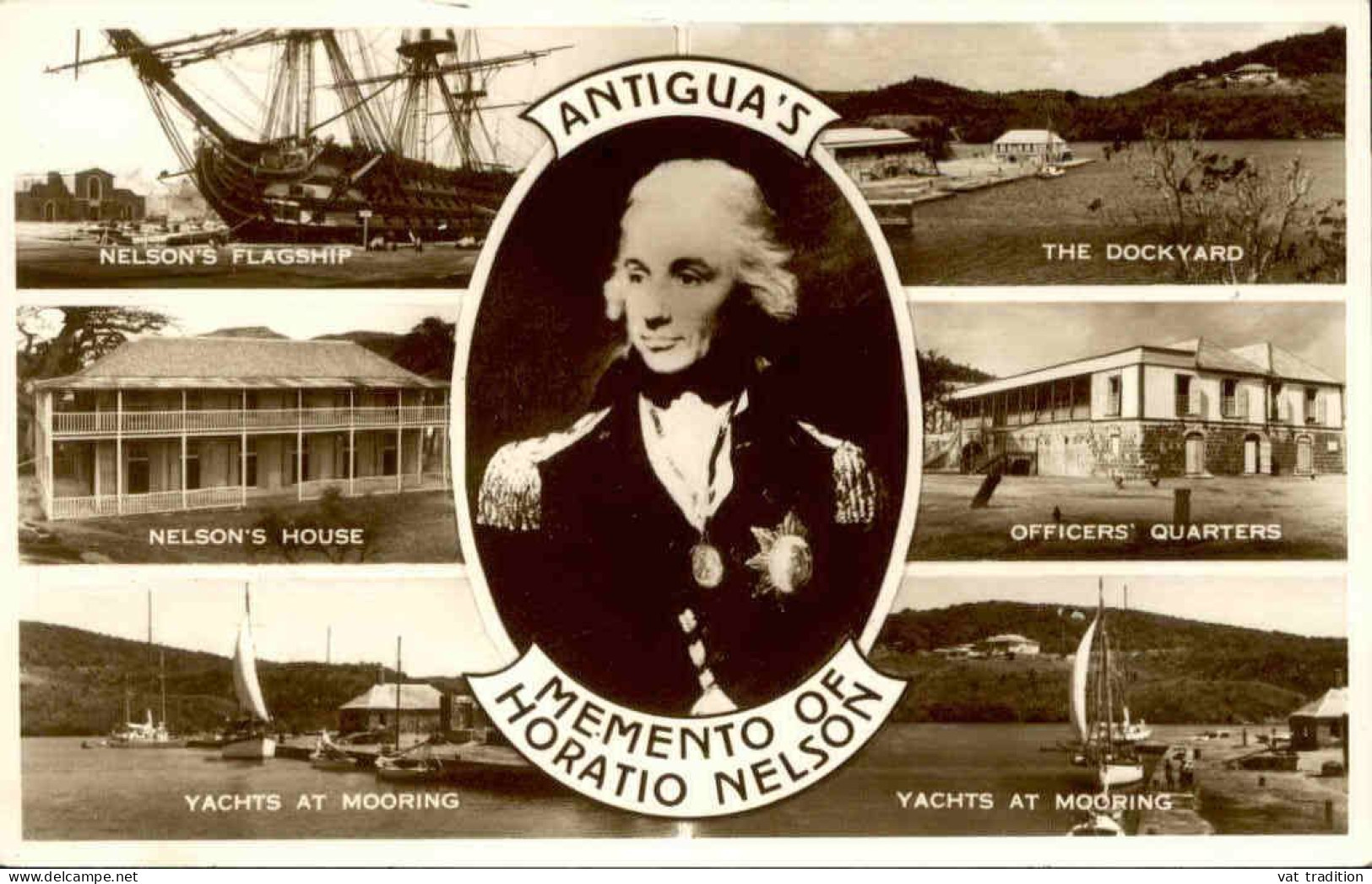 ANTIGUA - Carte Postale Souvenir De L'Amiral Nelson - L 146605 - Antigua E Barbuda