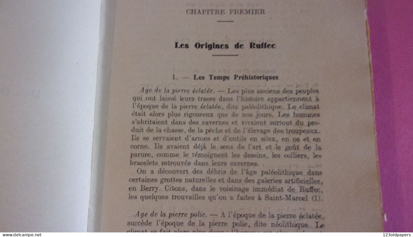 BERRY 1936 EO AVEC ENVOI ABBE ANDRE GIRARD MONOGRAPHIE DE RUFFEC LE CHATEAU A TRAVERS LES SIECLES INDRE LE BLANC BELABRE