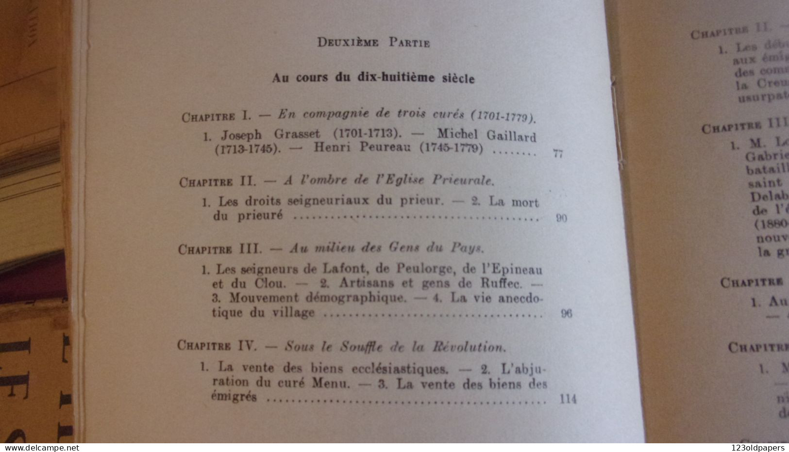 BERRY 1936 EO AVEC ENVOI ABBE ANDRE GIRARD MONOGRAPHIE DE RUFFEC LE CHATEAU A TRAVERS LES SIECLES INDRE LE BLANC BELABRE