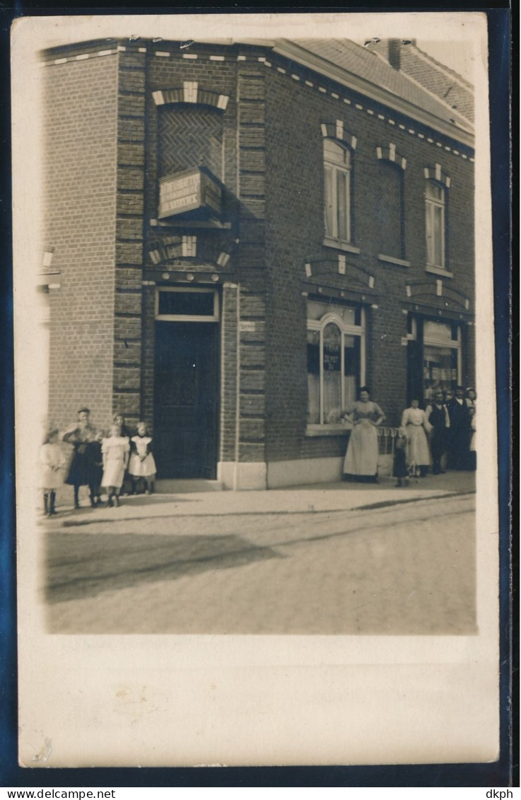 BELGIQUE MONT A LEUX MOUSCRON CARTE PHOTO MAGASIN RUE DE FRANCE REF WAT 979 - Moeskroen