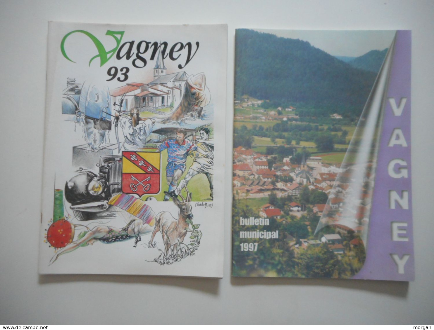 LORRAINE, VOSGES, VAGNEY - 1978 / 1997, LOT DE 13  ANCIENS BULLETINS VAGNEY ECHO, BULLETIN MUNICIPAL