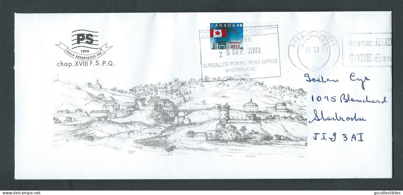 Canada # 1991 On Special Private Cover - Vancouver 2010 Imprint - Double Cancels - Enveloppes Commémoratives