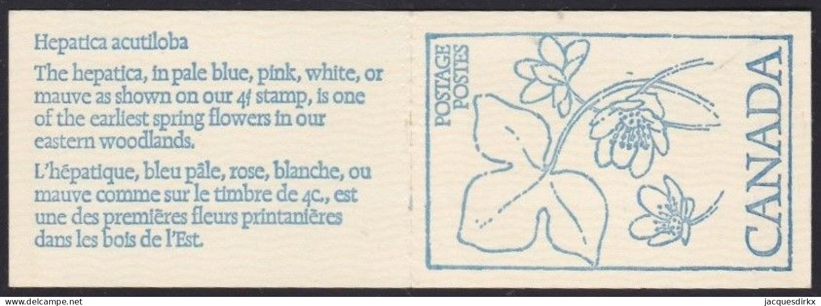 Canada     .    SG  .    Booklet  (2 Scans)         .    **       .       MNH - Libretti Completi