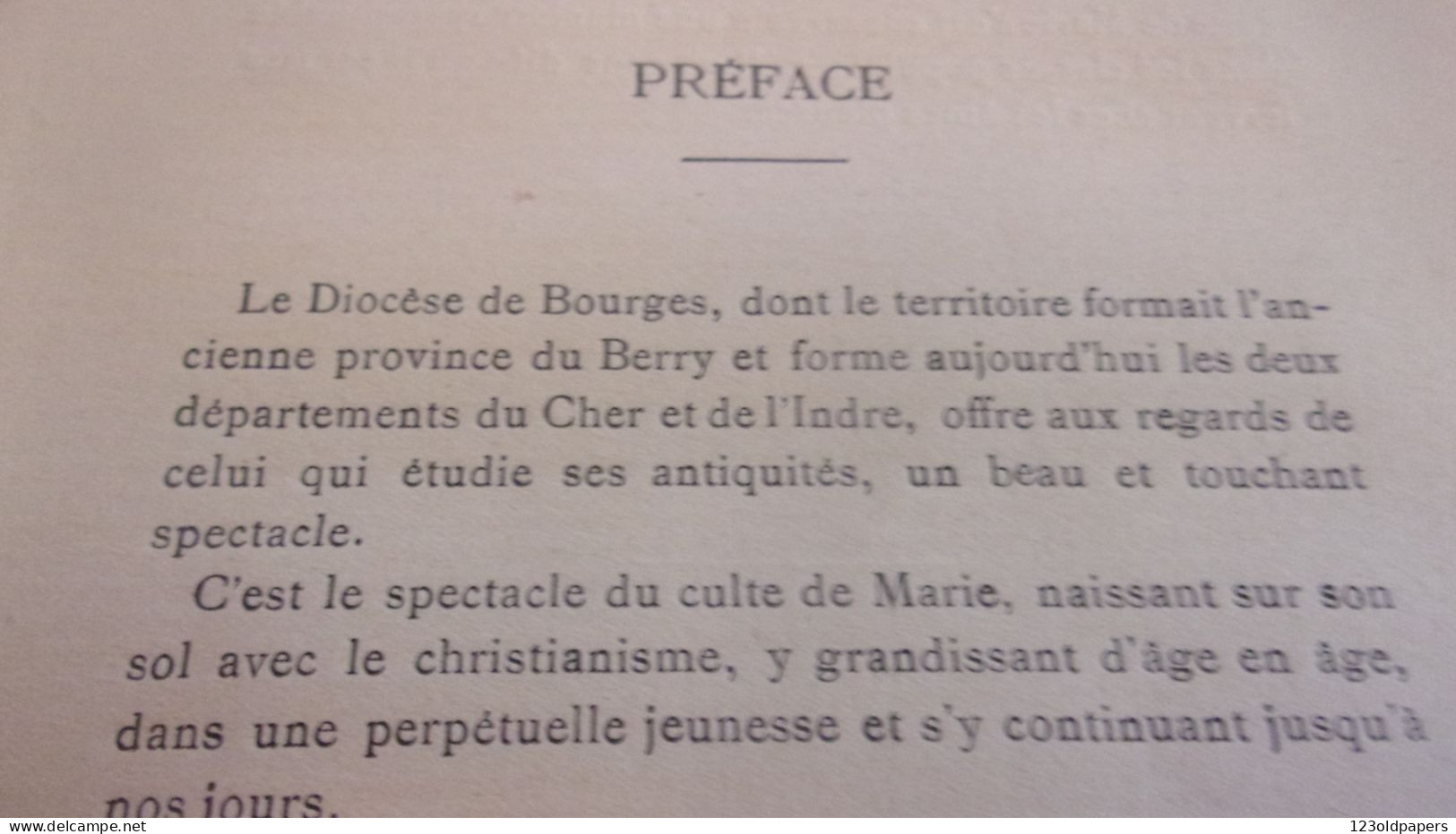 BERRY  1910 ABBE DAMOURETTE PELERINAGES DU BERRY VENDOEUVRES STE SEVERE NEUVY ST SEPULCHRE MAUBRANCHES..