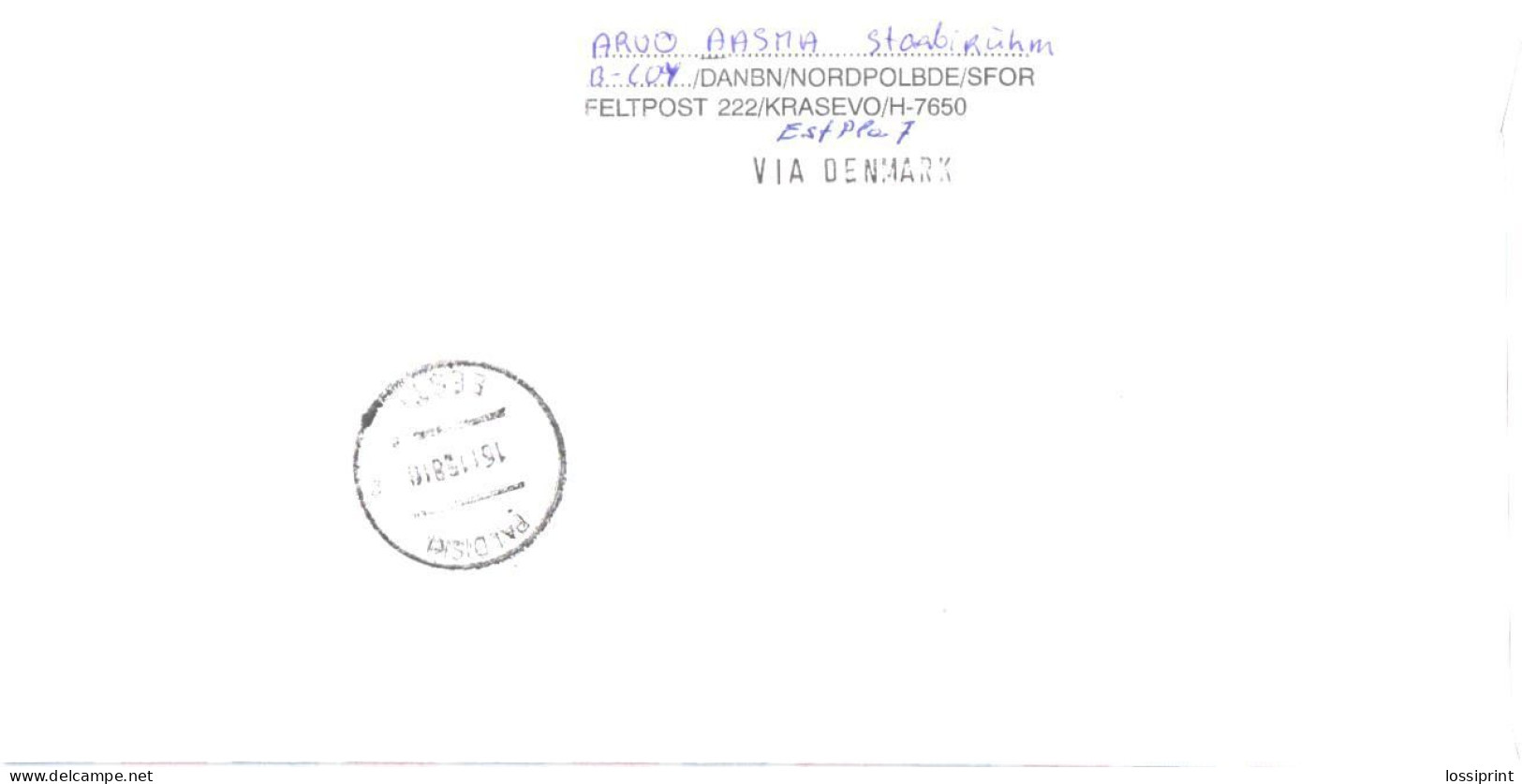 Hungary:NATO Special Cancellation And Cover, Air Mail, 1998 - Dienstmarken