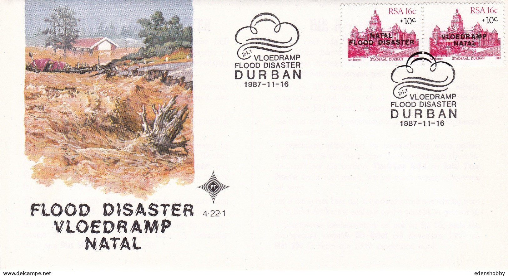 1987 SOUTH AFRICA RSA 1987 10 Official First Day Covers FDC 4.2 4.20.1 4.21 4.22 4.22.1 4.23 - Briefe U. Dokumente