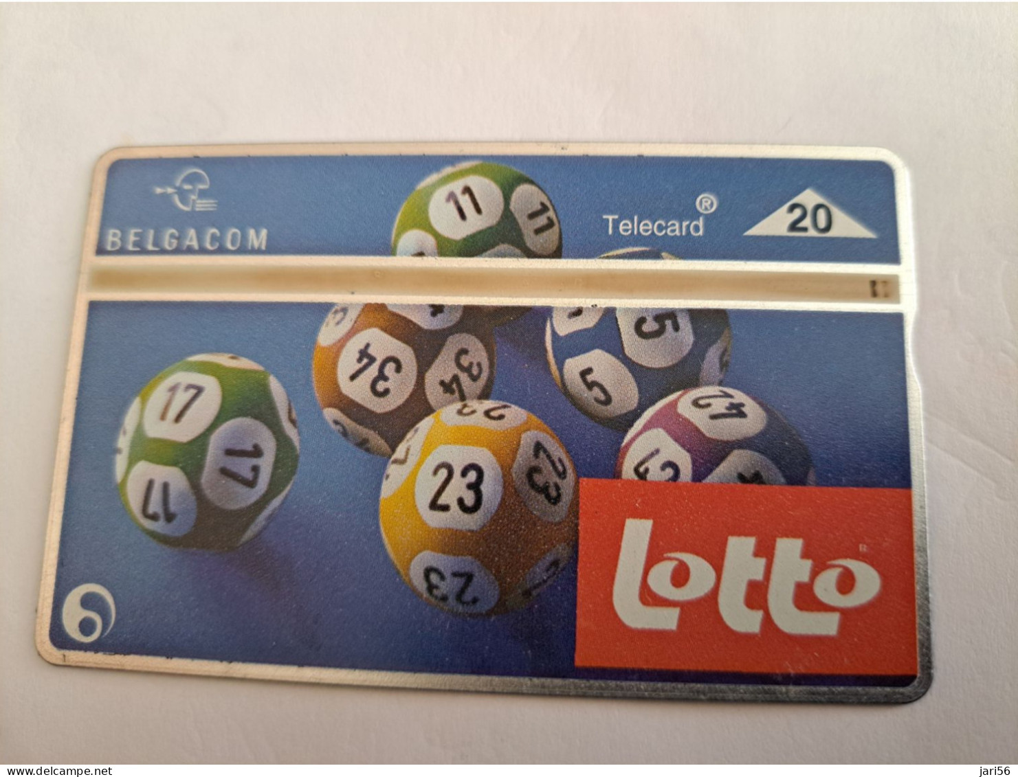 BELGIUM  L & G CARD / LOTTO/ GAMBLING   /  /610B  / CARD 20 UNITS  / USED CARD     ** 15034** - With Chip