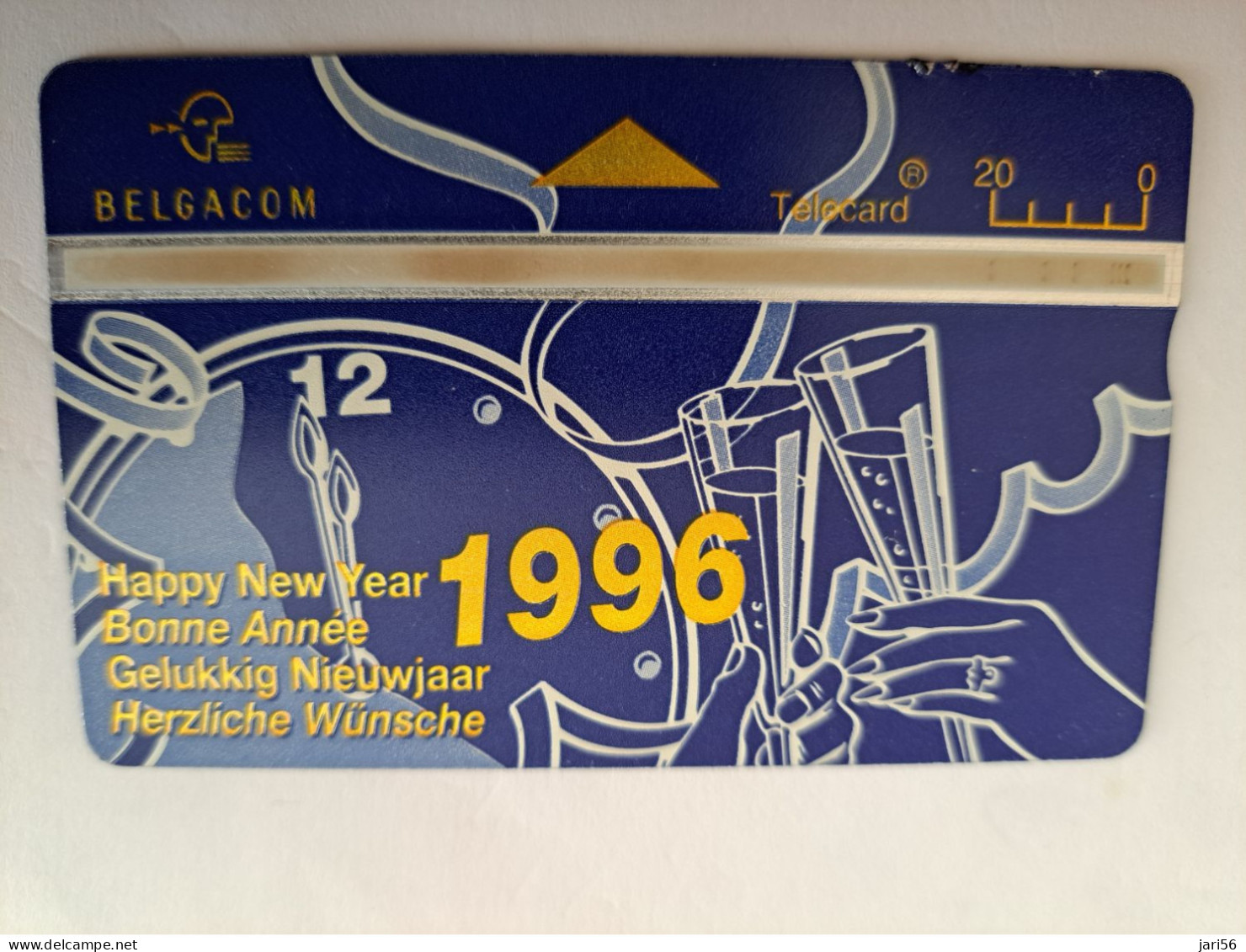 BELGIUM  L & G CARD / NEW YEAR 1996 / DRINKS    /  /531K  / CARD 20 UNITS  / USED CARD     ** 15035** - Mit Chip