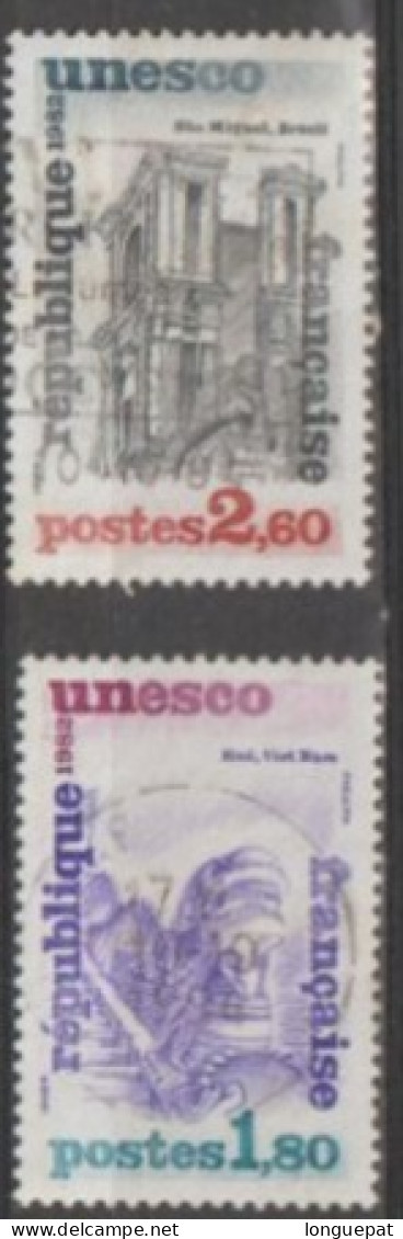 FRANCE - U.N.E.S.C.O :Patrimoine Universel : Viet-Nam Et Brésil - Used