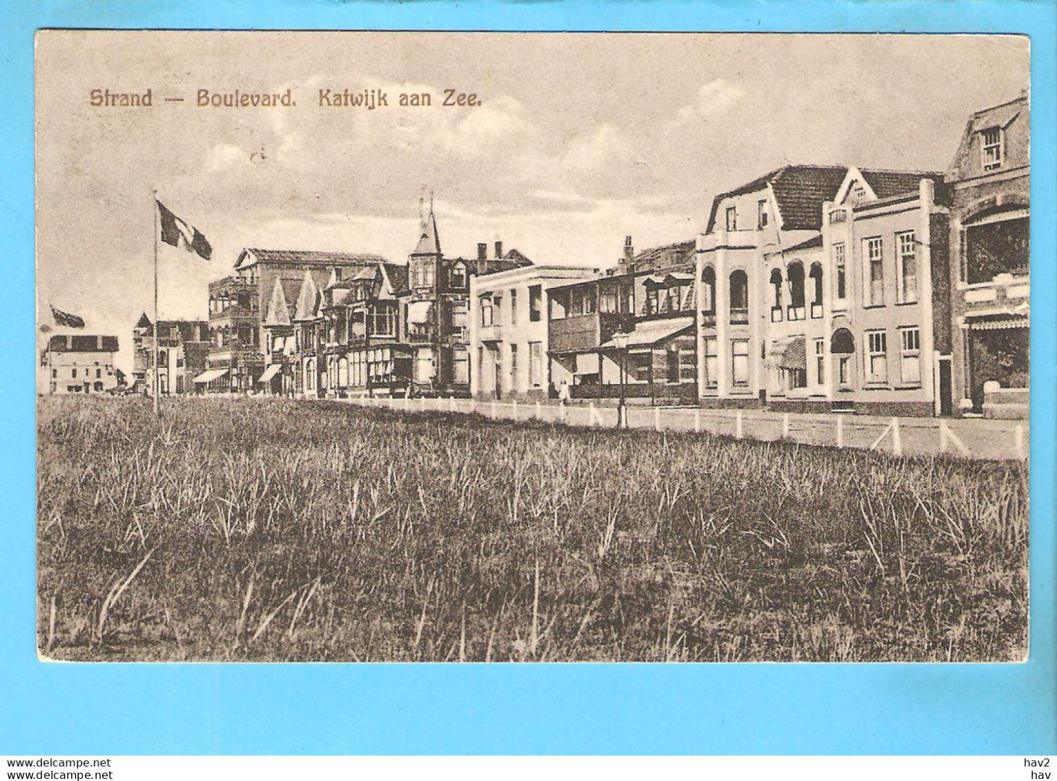 Katwijk Aan Zee Strand En Boulevard 1922 C147 - Katwijk (aan Zee)