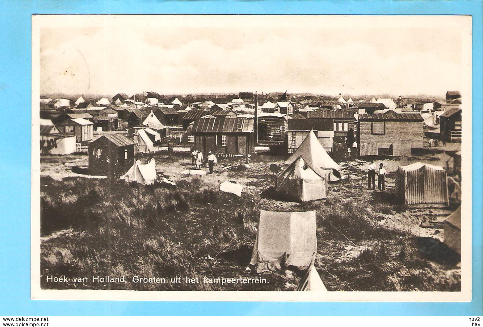 Hoek Van Holland Kampeerterrein Ca 1933 RY57221 - Hoek Van Holland