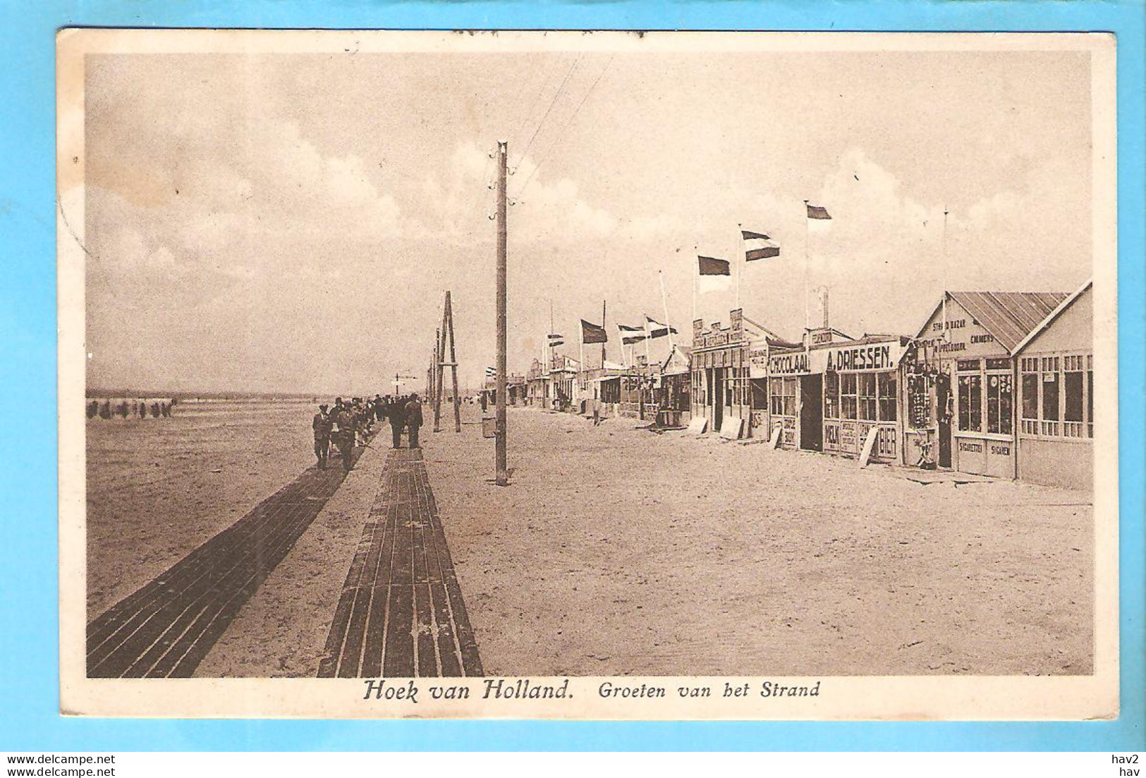 Hoek Van Holland Groet Van Strand 1931 RY57214 - Hoek Van Holland