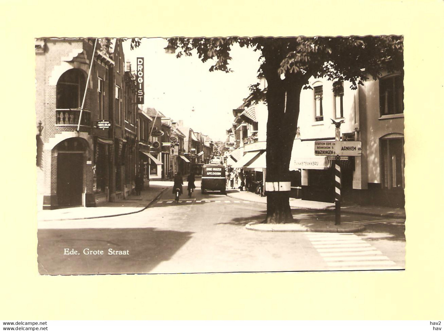 Ede Grote Straat Busje Drie-Huizen 1958 RY35193 - Ede