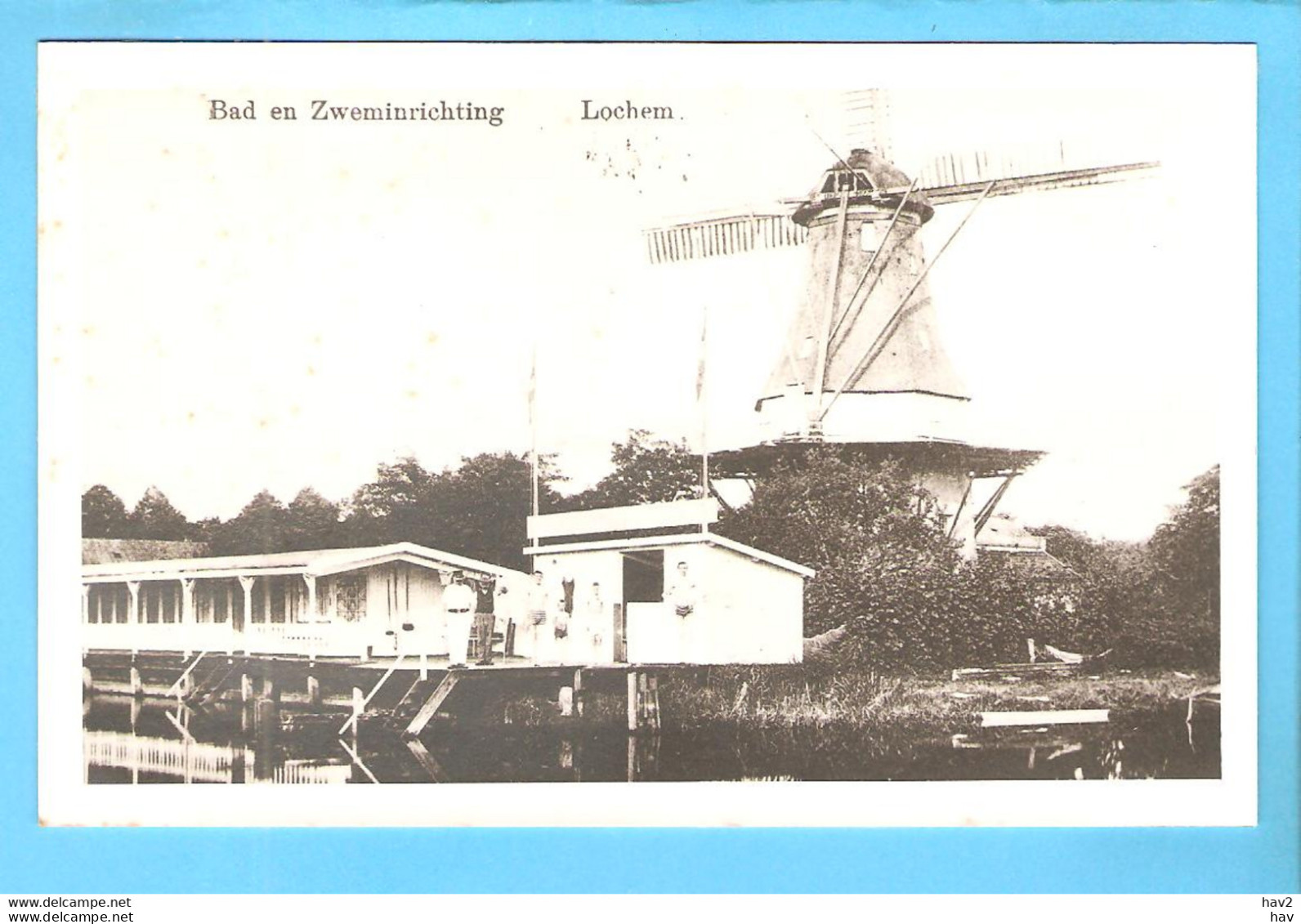 Lochem Molen Bad Zweminrichting Foto/repro ML3056 - Lochem