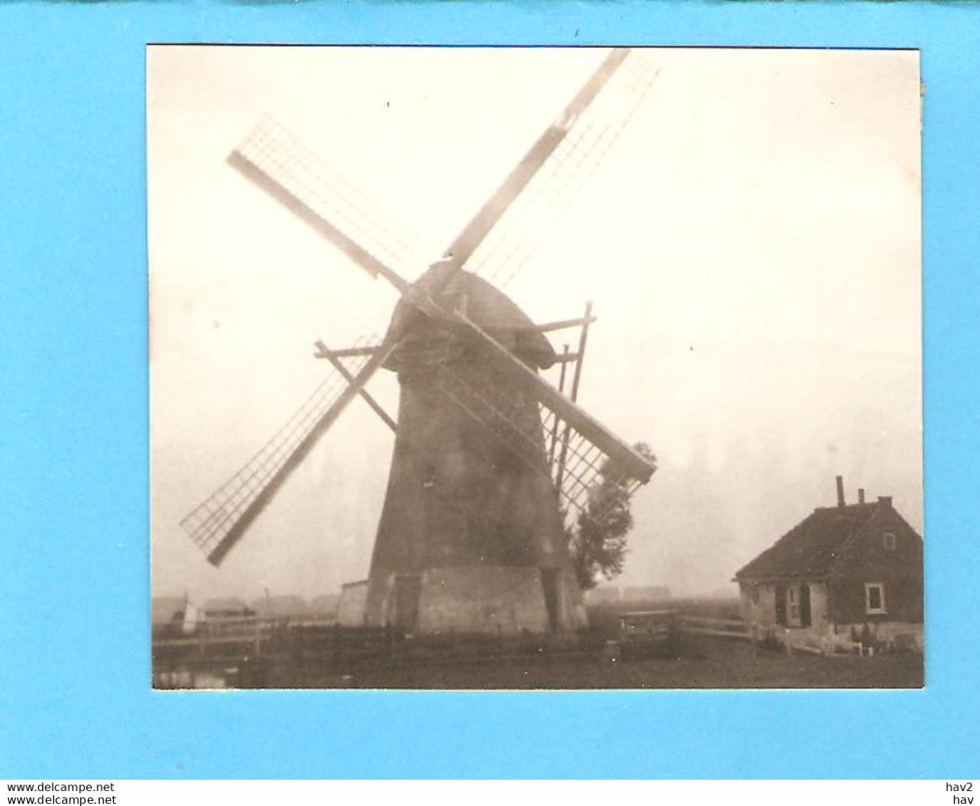 Leiden Stadspolder Molen Foto/repro ML2827 - Leiden