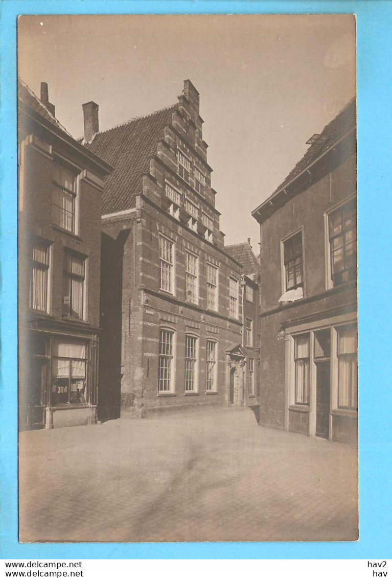 Leiden Fotokaart Oude Latijnsche School C011 - Leiden