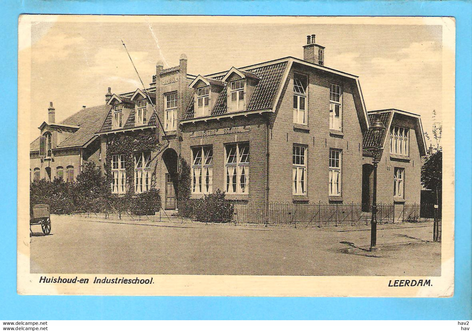 Leerdam Huishoud En Industrieschool 1933 RY56400 - Leerdam