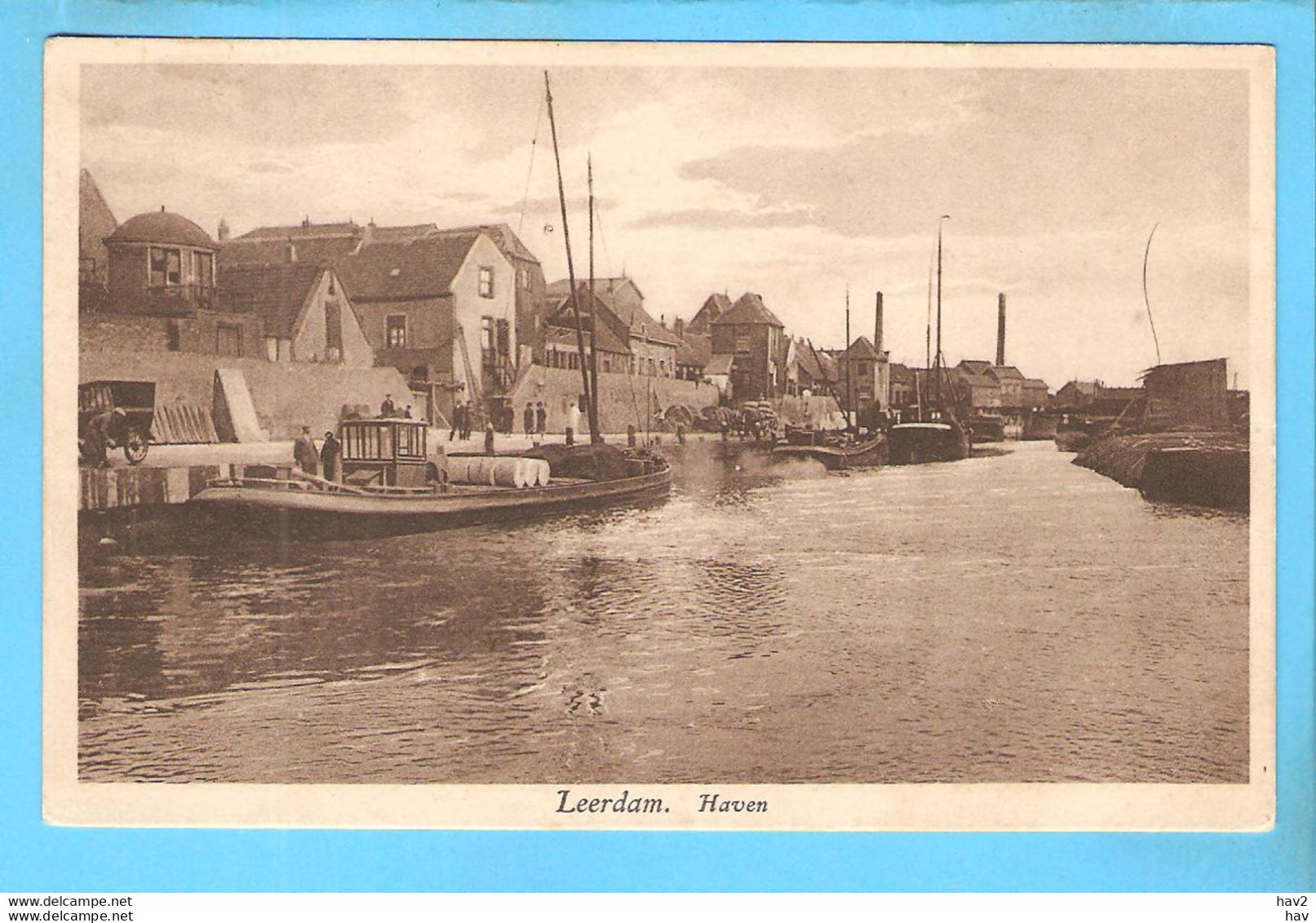 Leerdam Haven Met Binnenvaartschepen RY56385 - Leerdam