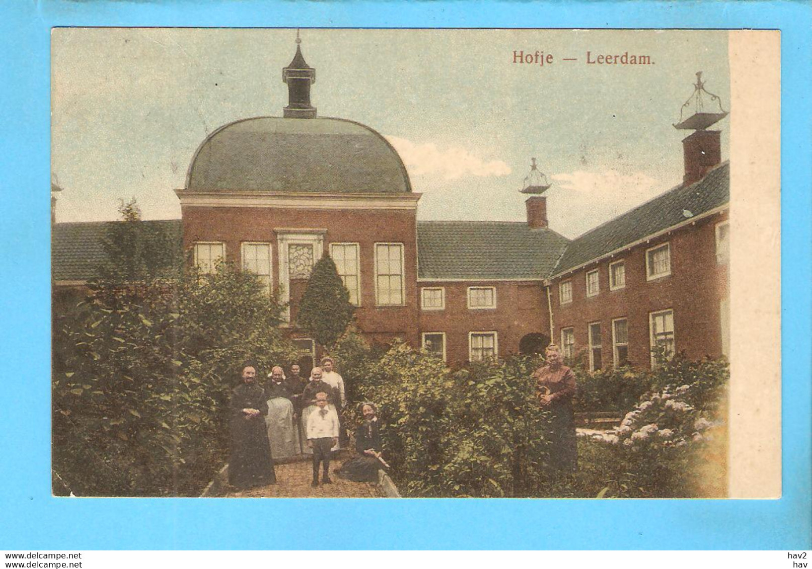 Leerdam Hofje Met Bewoners 1917 RY56411 - Leerdam