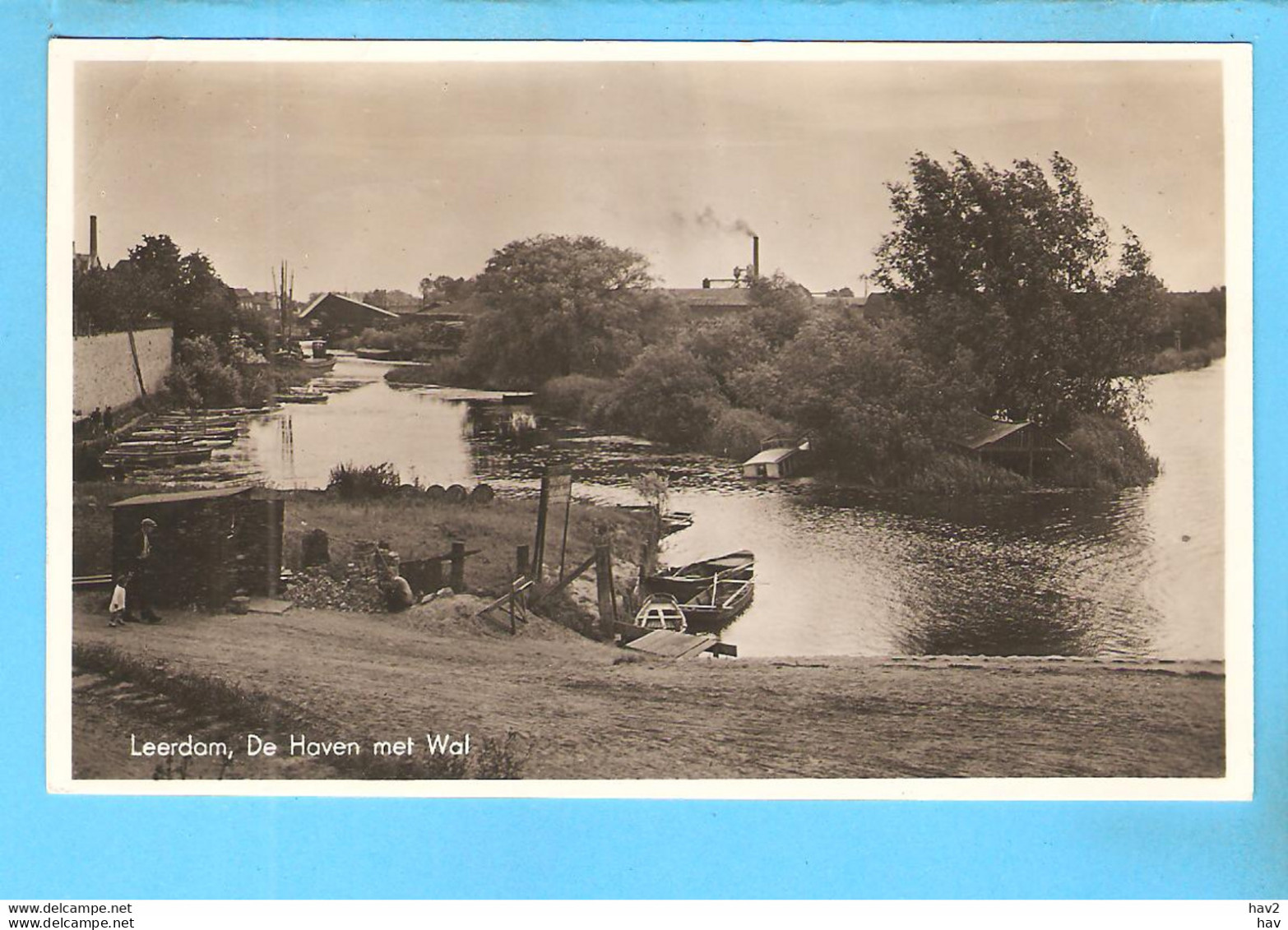 Leerdam De Haven Met Wal 1941 RY56271 - Leerdam