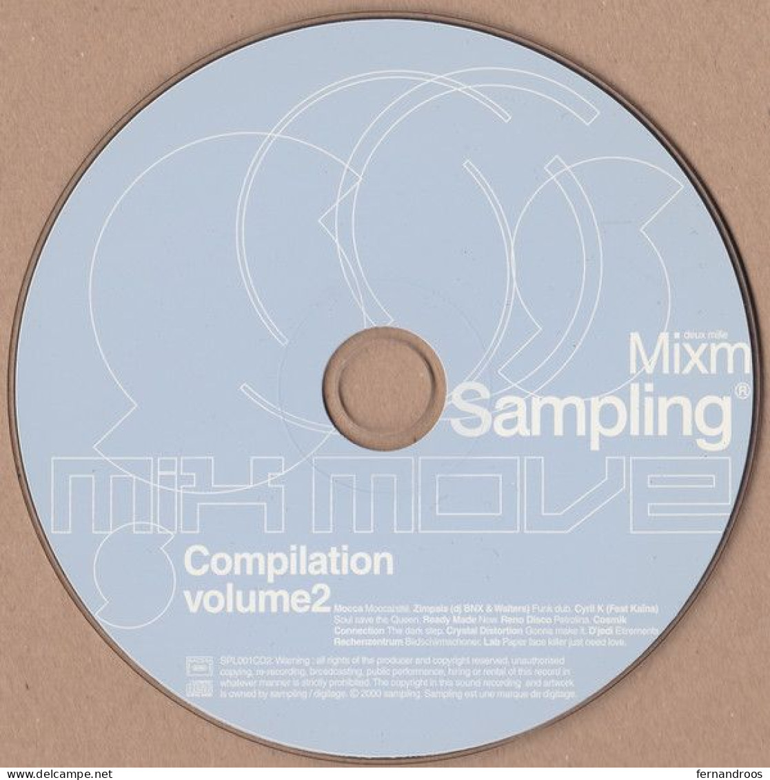 SAMPLING MIXMOVE COMPILATION VOL 2 CD NEUF SAMPLING MIXMOVE - Otros - Canción Inglesa