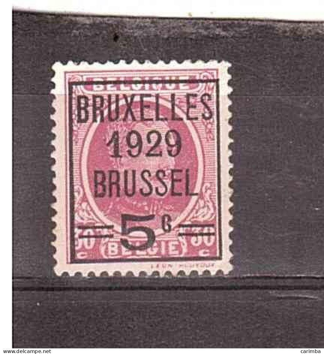 BRUXELLES 1929 BRUSSEL - Typo Precancels 1922-31 (Houyoux)