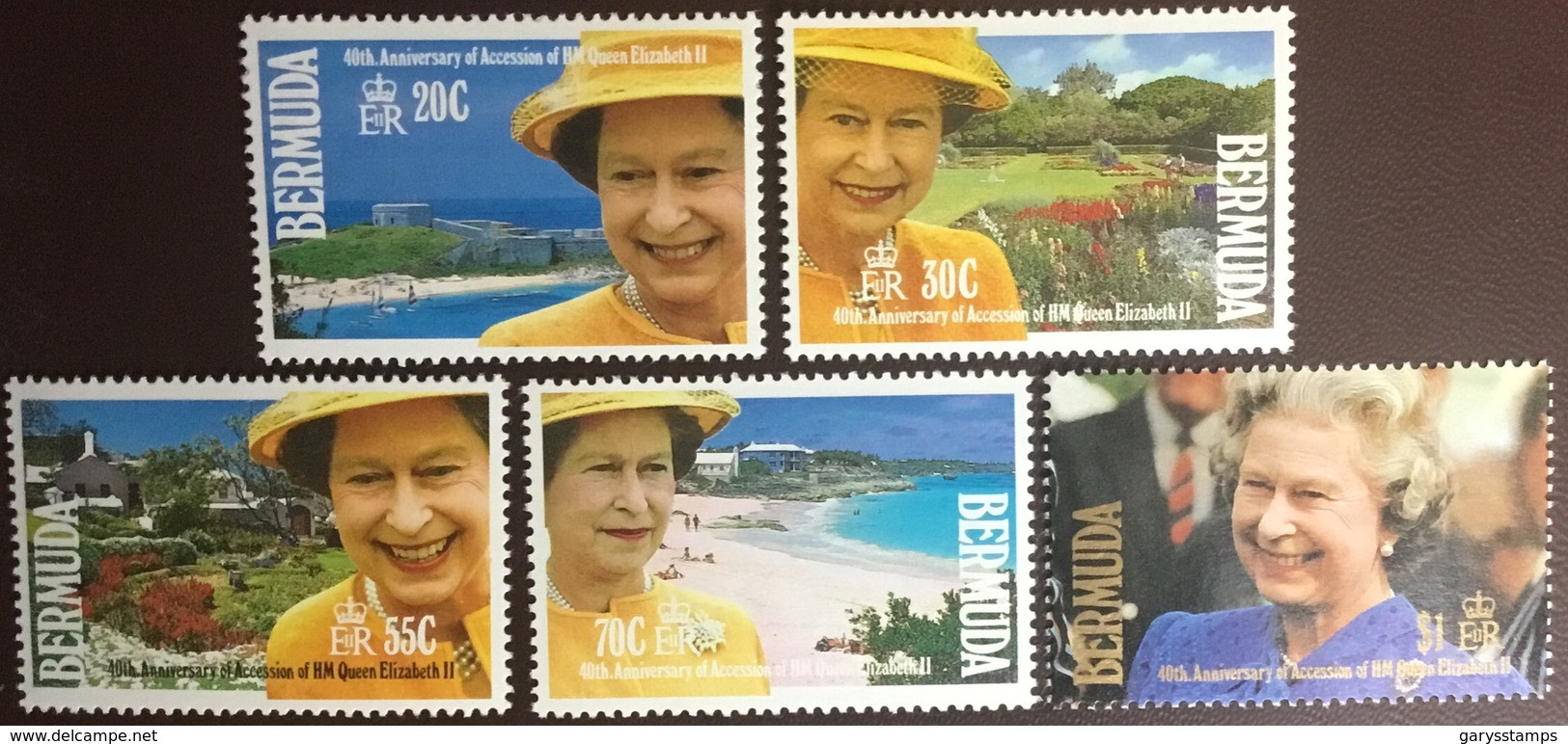 Bermuda 1992 Queen Accession MNH - Bermuda