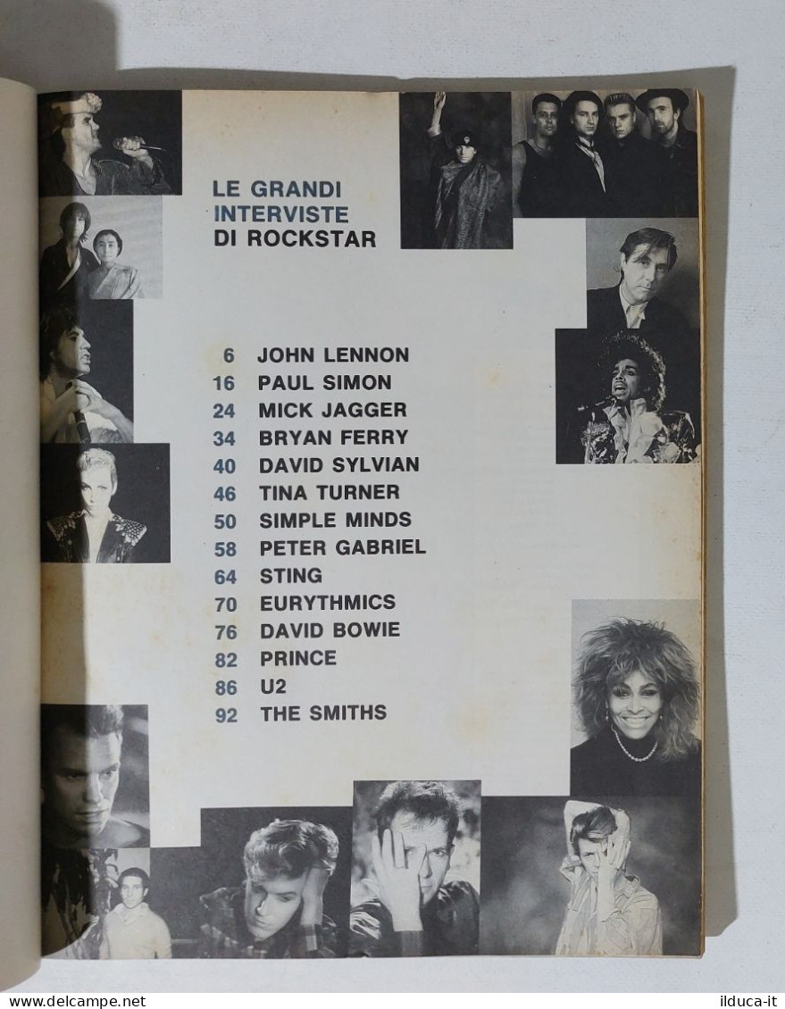 39588 Rockstar 1988 Suppl. Al Numero 93 - Le Grandi Interviste - Musica