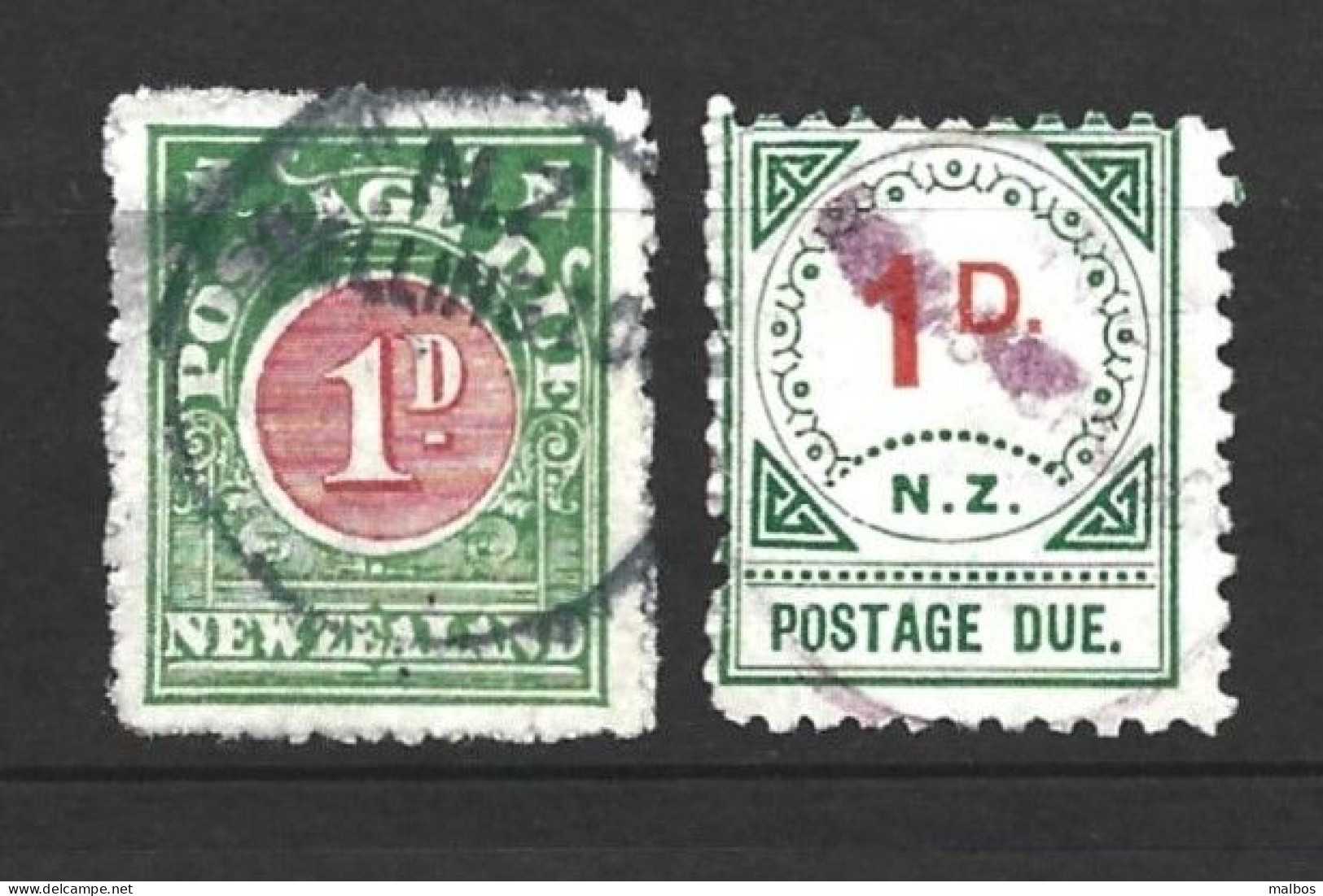 NEW ZEALAND - Postage Due    (o)   S&G D9 + D18  - P11 - Portomarken