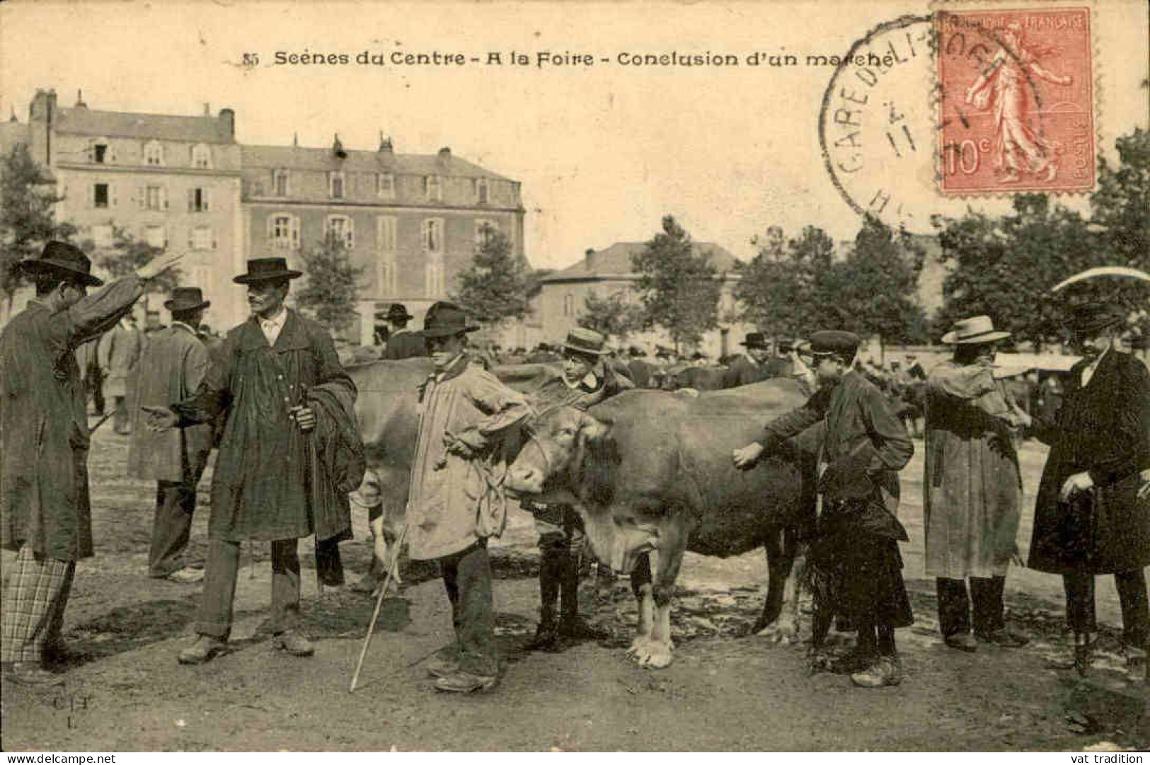 COMMERCE - Scène Du Centre - A  La Foire - Conclusion D'un Marché - L 146637 - Kermissen