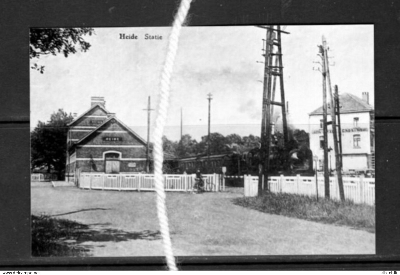 PHOTO HEIDE KALMTHOUT ANTWERPEN   STATIE STATION TREIN REPRO - Kalmthout