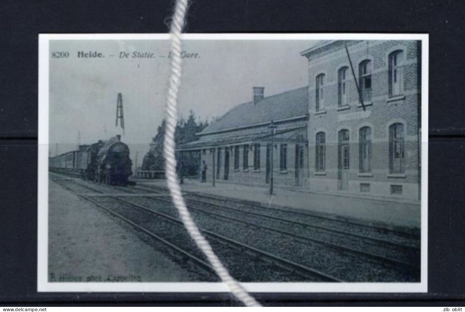 PHOTO HEIDE KALMTHOUT ANTWERPEN   STATIE STATION TREIN REPRO - Kalmthout