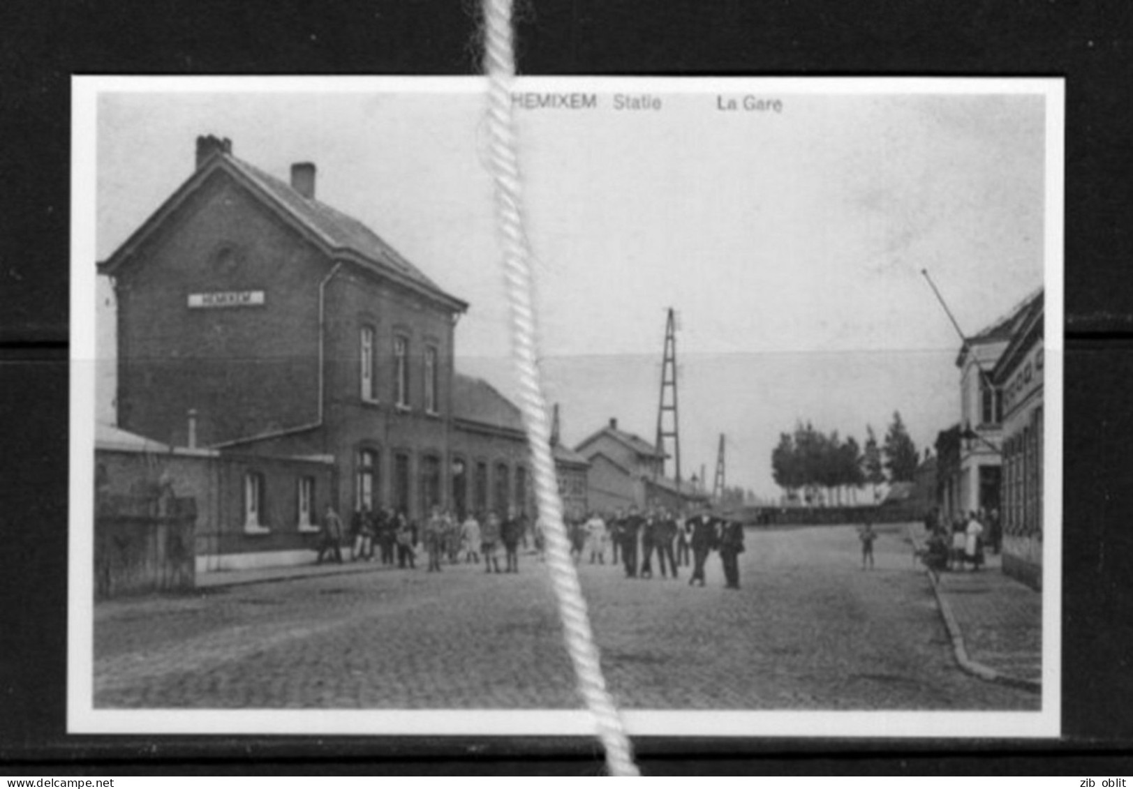 PHOTO HEMIKSEM ANTWERPEN  STATION STATIE GARE REPRO - Hemiksem