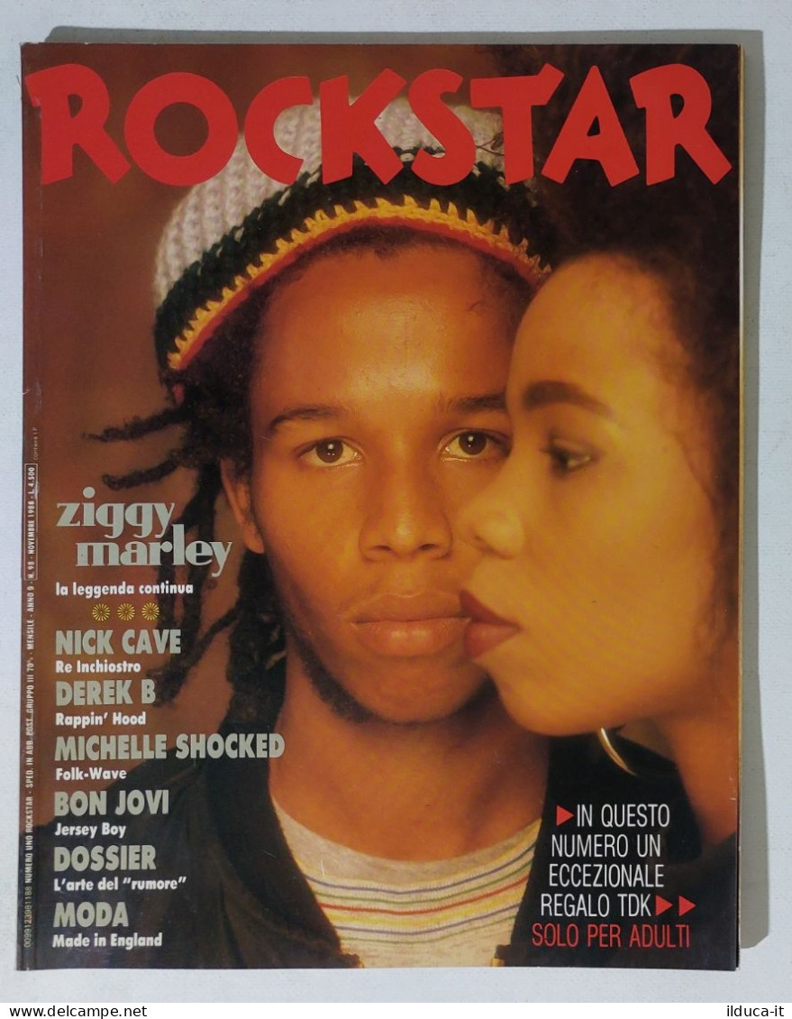 39652 Rockstar 1988 N. 98 - Ziggy Marley / Bon Jovi / Nick Cave - Musique