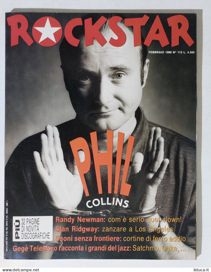 39670 Rockstar 1990 N. 113 - Phil Collins / Randy Newman / Stan Ridgway - Musique