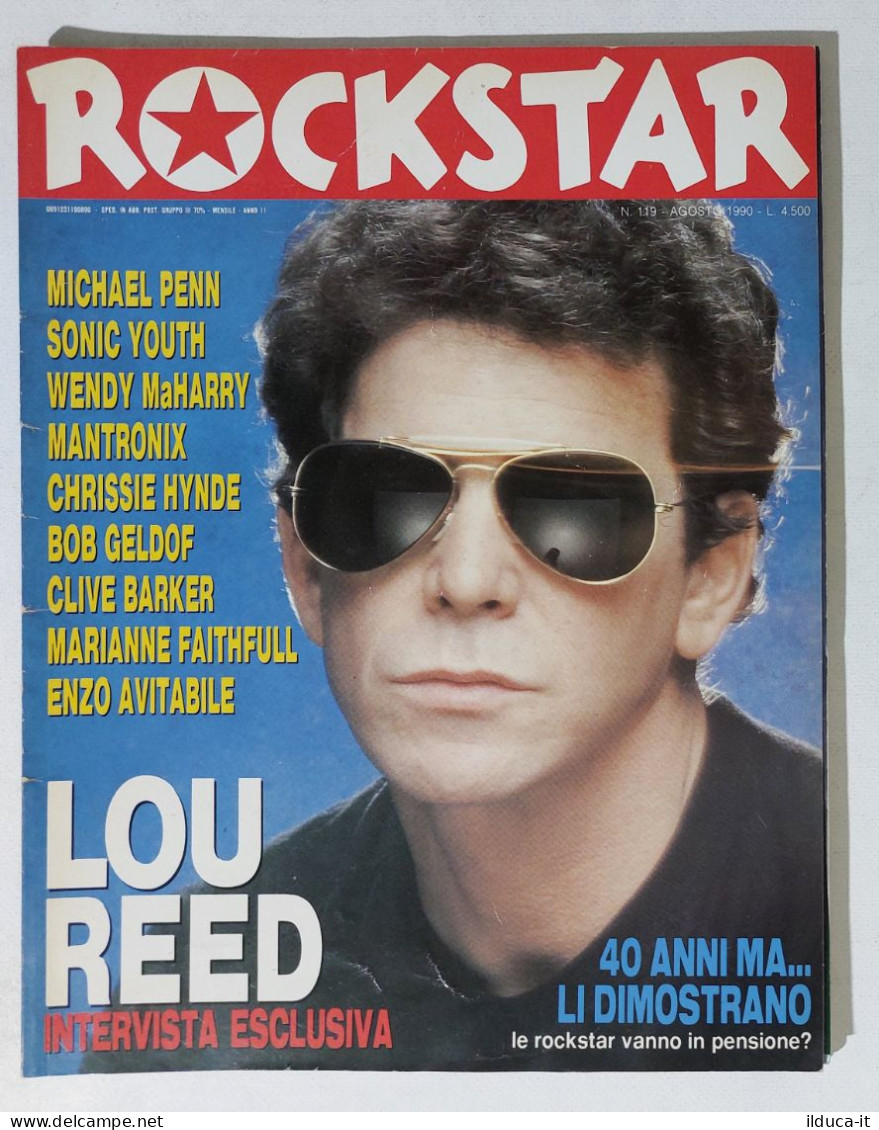 39677 Rockstar 1990 N. 119 - Lou Reed / Enzo Avitabile / Michael Penn - Musique