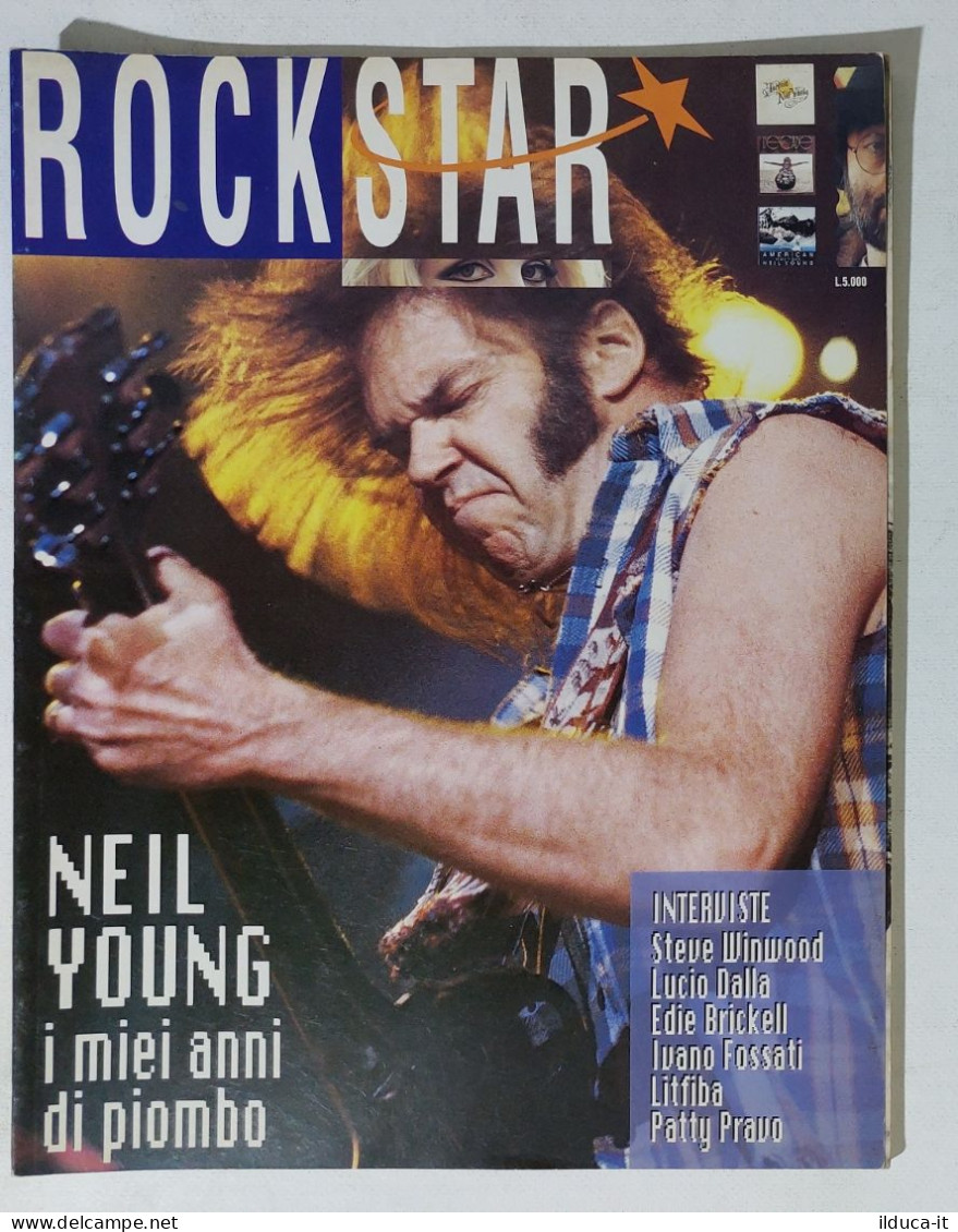 39683 Rockstar 1991 N. 125 - Neil Young / Steve Winwood / Lucio Dalla / Litfiba - Musica