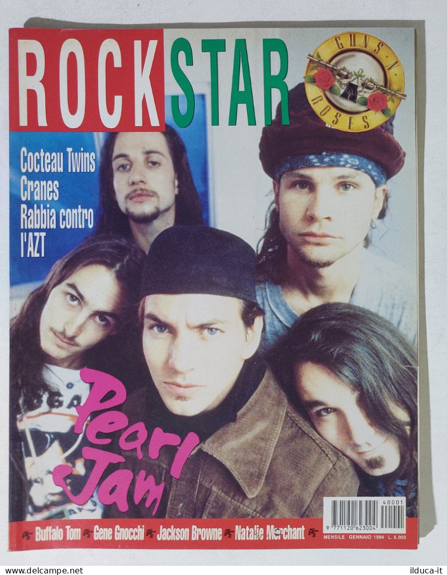 39739 Rockstar 1994 N. 9 - Pearl Jam / Cocteau Twins / Cranes - Musica