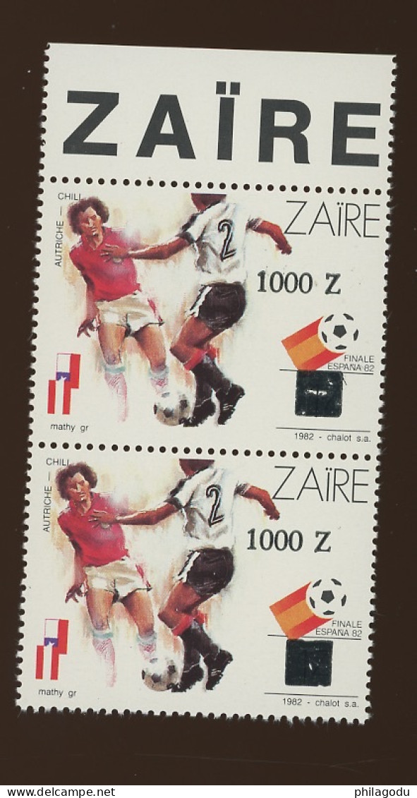 1991 Nov. COB Ex 1420-1433  Football. 1000Z  **  Paire ** - Ongebruikt