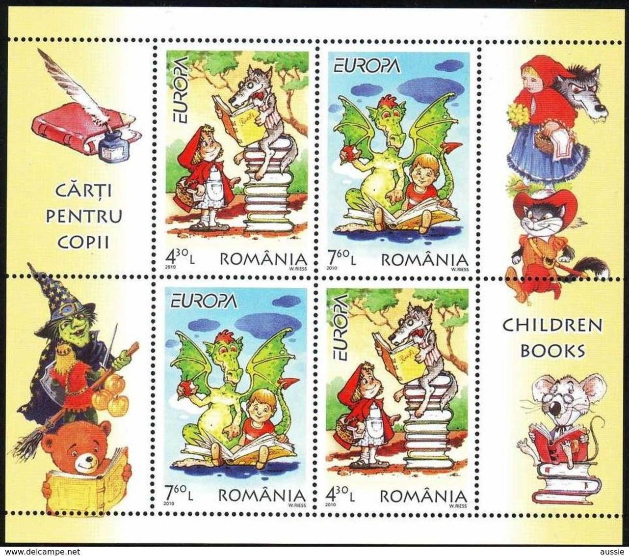 Roumanie Romania CEPT 2010  Yvertn° Bloc 387 *** MNH Cote 17,50 Euro - 2010