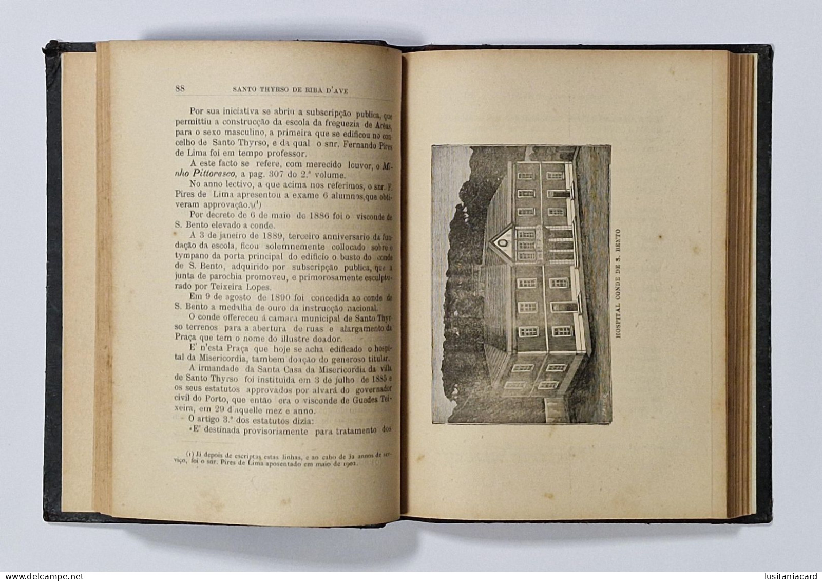 SANTO TIRSO - MONOGRAFIAS - Santo Thyrso De Riba D'Ave.( Autor: Alberto PImentel - 1902) - Livres Anciens